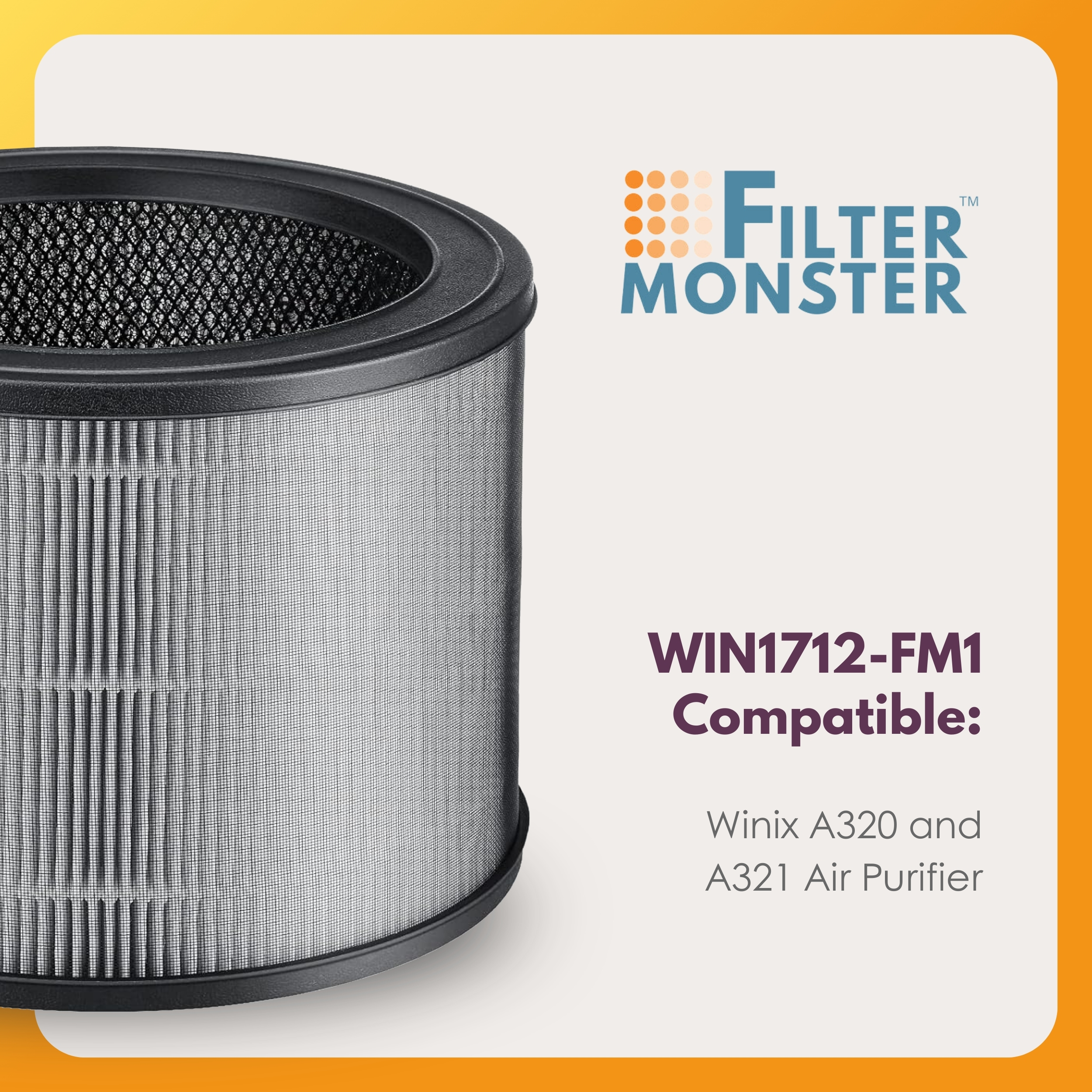 Bundle Compatible with Winix A320 and A321 Air Purifier – Filter